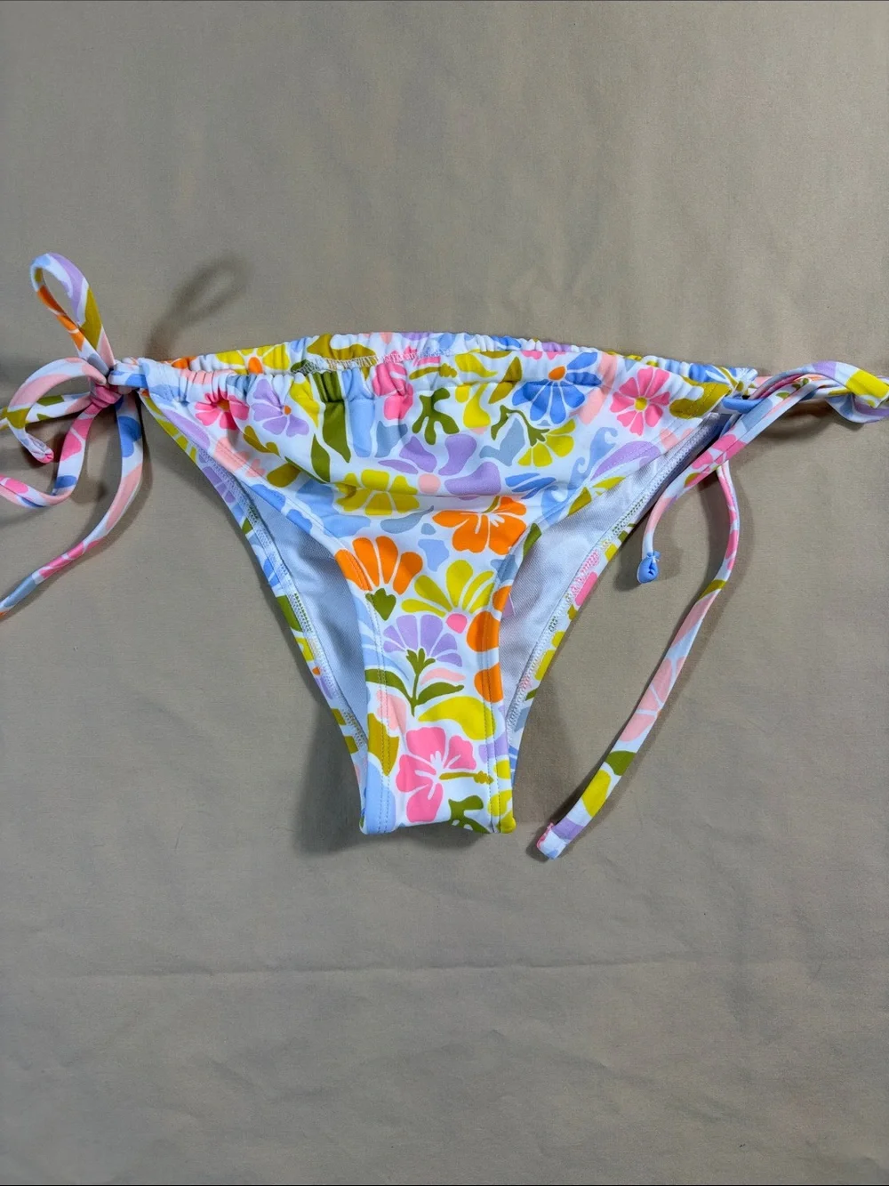 NWT Mixed Size Multicolor Floral Bralette‎ Bikini Set - Small Top/XS Bottom